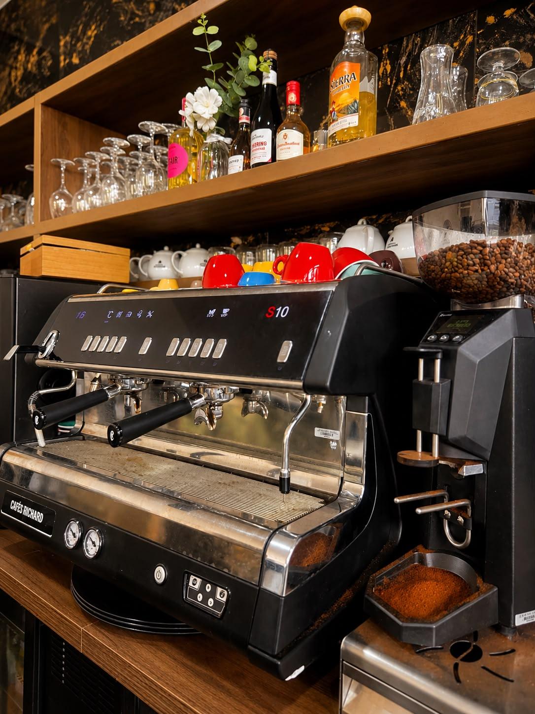 Café servi à la Brasserie de l'Ourcq